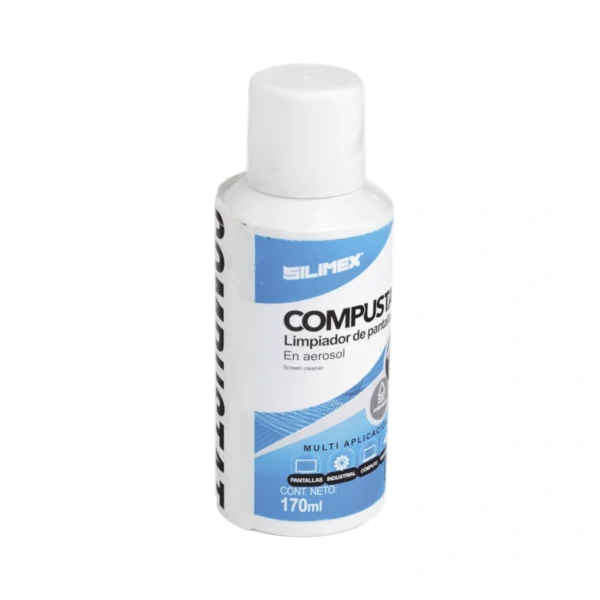 SILIMEX COMPUSTAT / Limpiador En Aerosol / Para Todo Tipo De Pantallas / 170Ml / Antiestático - Image 3