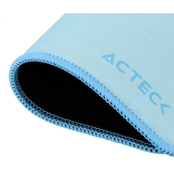 Mouse Pad ACTECK VIBE FLOW MT430 / Superficie Plana Y Suave / Costura En Borde / Base Antideslizante / 26x21cm / Azul Claro - Image 2