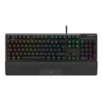 Teclado Gamer BALAM RUSH DOMINATE EXPERT GK979 RGB / Mecánico / Alámbrico / USB 3.0 - Tipo C / Cable 1.8 M Trenzado / Anti-Ghosting / Switch Rojo Outemu / Español / Negro