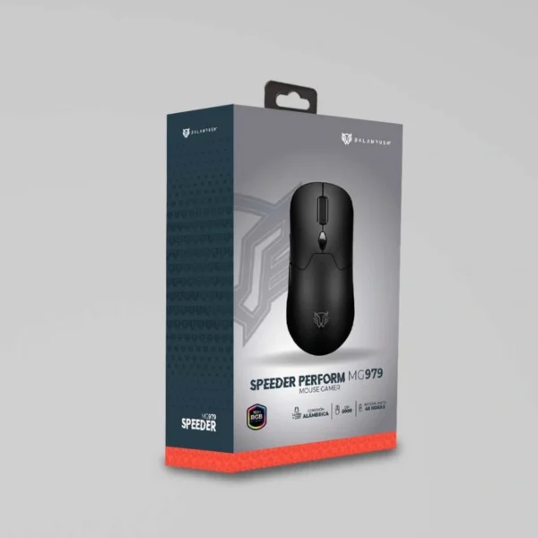 Mouse Gamer BALAM RUSH SPEEDER PERFORM MG979 RGB / Alámbrico, Inalámbrico / USB-C, Receptor USB, Bluetooth / Cable 1.6M Trenzado / 5000 DPI Ajustables / 7 Botones+Scroll / Carátulas Intercambiables / Sensor Pixart 3325 / Negro - Image 5