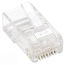 Plug Modular INTELLINET 790055 / RJ45 / CAT5E / UTP / Para Cable Multifilar / Bote De 100 Piezas