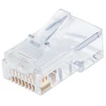 Plug Modular INTELLINET 790512 / RJ45 / CAT5E / UTP / Admite 24 A 26 AWG / Bote Con 100 Piezas