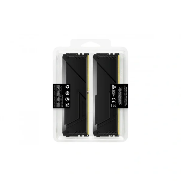 Kit De Memoria RAM KINGSTON FURY BEAST RGB / 16GB (2x8GB) / DDR4 3200MHz / CL16 / 1.35V / XMP / Negro - Image 4