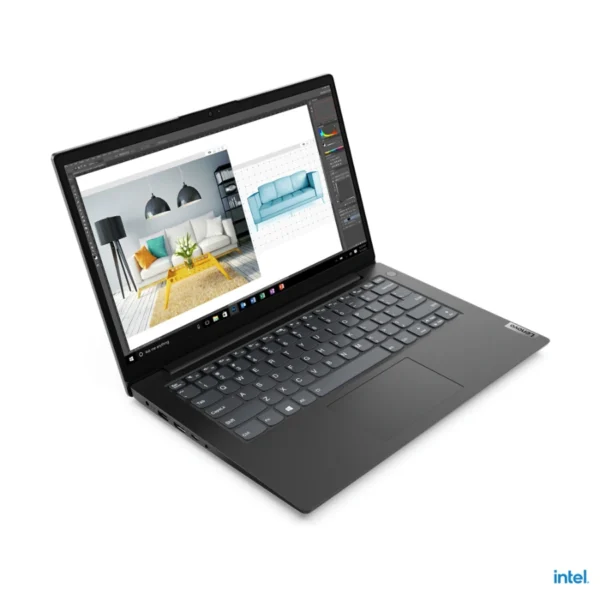 Laptop LENOVO V14 G2 IJL / 14" / Intel Celeron-N4500 / Memoria RAM 4GB / Almacenamiento 128GB SSD / Windows 11 Home / Negro - Image 3