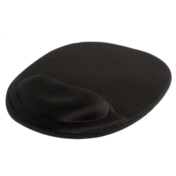 Mouse Pad PERFECT CHOICE / Con Almohadilla De Gel Ergonómico / Antiderrapante / Negro - Image 1