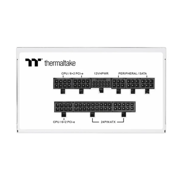 Fuente De Poder THERMALTAKE TOUGHPOWER GF SNOW TT PREMIUM EDITION / 850w / 80 Plus Gold / Modular / 24-Pin Atx / CPU 4 +4 Pines / Pci-E 6+2 / Sata / Molex / Blanco - Image 5