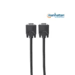 Cable Para Monitor MANHATTAN 371315 / VGA / Macho A Macho / HD / 1.8m / Blindado / Negro