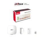 Kit De Alarmas DAHUA / Inalámbrico / 6 Sirenas / Wifi Y Ethernet / Monitoreo Por App / Detector De Puertas, PIR / Blanco
