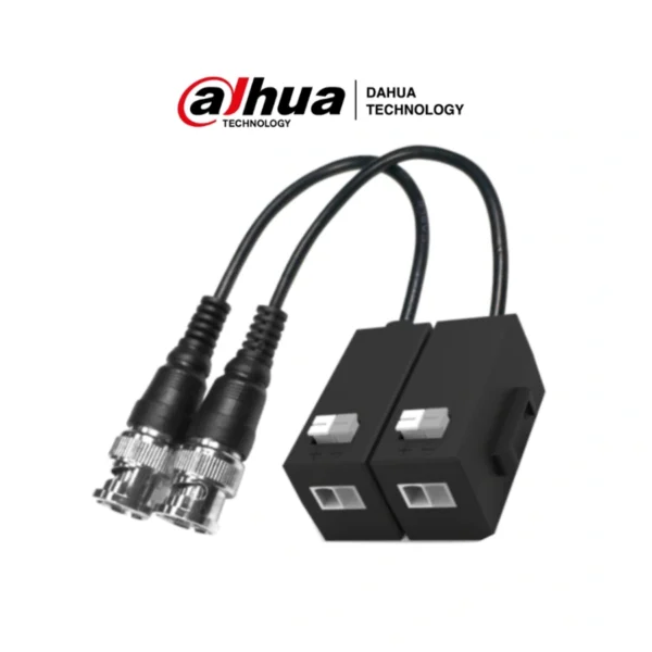 Par De Transceptores Pasivos HDCVI DAHUA / Cat 5e / Bnc-Utp / 1080 P A 250 Mts / 720p A 400 Mts / Soporta Ahd- Tvi- Cbvs / Negro - Image 1