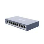 Switch HIKVISION DS3E1309PEI / 8 Puertos 10/100 MBPS PoE+ / 1 Puerto RJ45 de Red x Gigabit / Switching 5.6 Gbps / Tasa De Reenvió De Paquetes 4.17 Mbps / Color Gris - Image 2