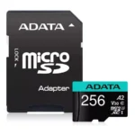Micro Secure Digital ADATA AUSDX256GUI3V30SA2-RA1 / 256GB / Clase 10 / Negro - Image 3