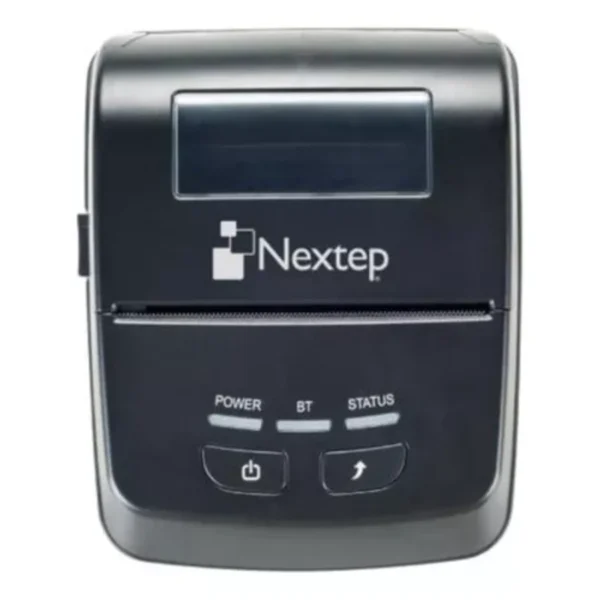 Mini Impresora Térmica Portátil NEXTEP NE-512B / Alámbrica, Inalámbrica / USB, Bluetooth / Ancho De Papel 80mm / Cortador Manual / Negro - Image 1