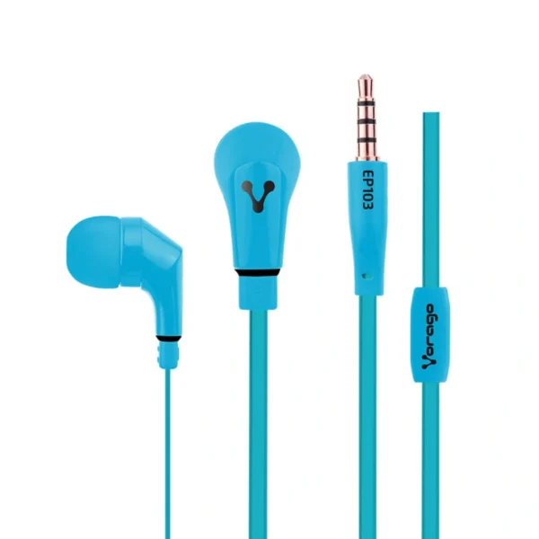 Audífonos VORAGO EP-103 / Auricular Para Móvil / Biauricular Intra Auditivo / Manos Libres / Color Azul - Image 1