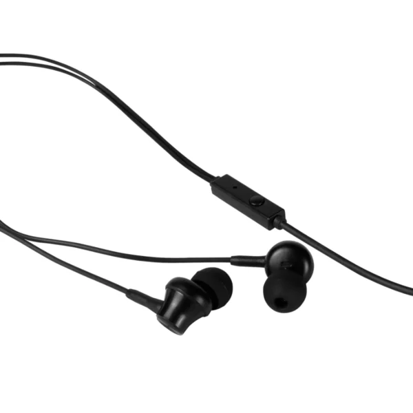 Audífonos VORAGO EP-104 / Con Micrófono / Alámbrico / 3.5mm / Manos Libres / Negro - Image 2