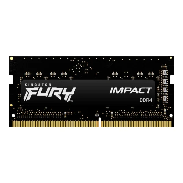 Memoria RAM KINGSTON FURY IMPACT / 16GB / DDR4 3200MHz / Para Laptop / CL20 / 1.2V / XMP / Negro - Image 1