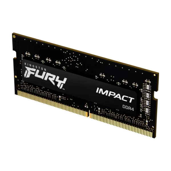 Memoria RAM KINGSTON FURY IMPACT / 16GB / DDR4 3200MHz / Para Laptop / CL20 / 1.2V / XMP / Negro - Image 2