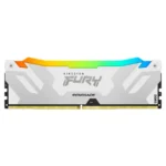 Memoria RAM KINGSTON FURY RENEGADE KF564C32RWA-16 RGB / 16GB / DDR5 6400MHz / CL32 / 1.4V / XMP / Blanco