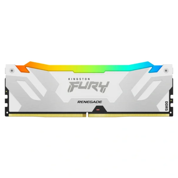 Memoria RAM KINGSTON FURY RENEGADE KF564C32RWA-16 RGB / 16GB / DDR5 6400MHz / CL32 / 1.4V / XMP / Blanco - Image 1