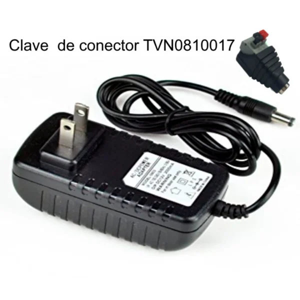 Fuente De Poder SAXXON PSU1202E Regulada / 12v / 2 Amperes / Cable 1.2mts / Negro - Image 2