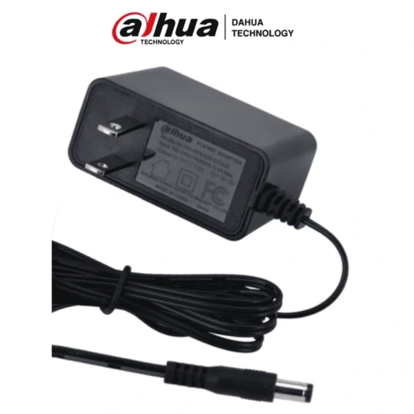 Fuente De Poder DAHUA PFM320-010US / 12 V / 1 Amper / Protección De Sobre Corriente Y Voltaje / Negro - Image 1