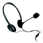 Diadema GHIA / Alámbrica / Con Micrófono / Control De Volumen Y Conector 3.5mm / Sonido Envolvente / Color Negro - Image 2