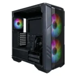 Gabinete COOLER MASTER HAF 500 / E-ATX / Cristal Templado / 4 Ventiladores Incluidos / USB 3.2, USB-C / Negro