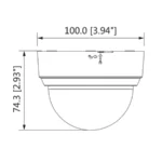 Cámara De Vigilancia DAHUA DH-HAC-D1A21N-0280B / Tipo Domo / HDCVI 1080p / 103° De Apertura / Lente De 2.8mm / IR 20Mts / Uso Interior / TVI AHD Y CVBS - Image 2