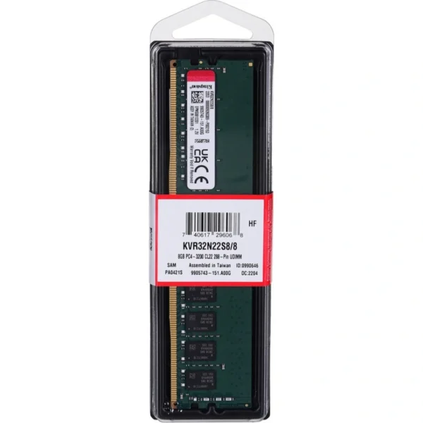Memoria RAM KINGSTON ValueRAM / 8GB / DDR4 3200MHz / CL22 / 1.2V / Verde - Image 2