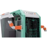Gabinete INWIN Monsters-A Lab Series-ROBERT / Media Torre / E-ATX / Panel Vidrio Templado / 4 Ventiladores Incluidos / USB 3.2, USB Tipo-C, 3.5MM / Verde/Blanco - Image 4
