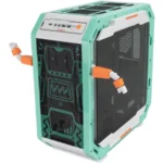 Gabinete INWIN Monsters-A Lab Series-ROBERT / Media Torre / E-ATX / Panel Vidrio Templado / 4 Ventiladores Incluidos / USB 3.2, USB Tipo-C, 3.5MM / Verde/Blanco - Image 3