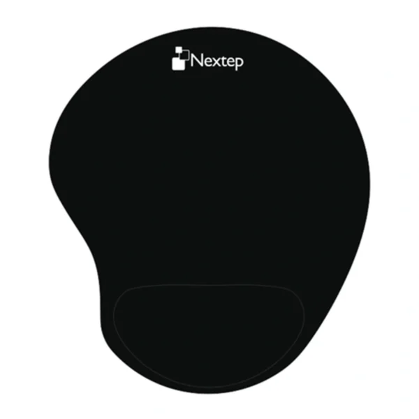 Mouse Pad NEXTEP NE-418C / Ergonómico / Con Almohadilla De Gel / Antiderrapante / 23x20.2cm / Negro - Image 1