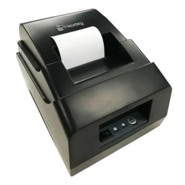 Mini Impresora Térmica De Recibos NEXTEP NE-510 / Alámbrica / USB, RJ11 / Ancho De Papel 58mm / Cortador Manual / Negro - Image 2