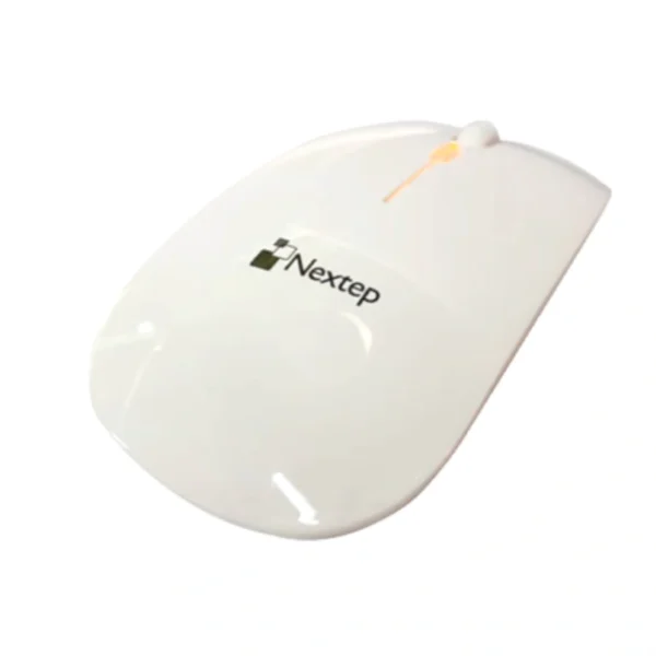 Mouse NEXTEP NE-412B RGB / 1600 Dpi / Inalámbrico / Receptor USB / Recargable / Silencioso / Sensor Optico / Blanco - Image 2