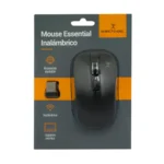 Mouse PERFECT CHOICE ESSENTIAL / Inalámbrico / Receptor USB / Alcance 10M / 3 Botones / 1600 DPI Ajustables / Sensor Óptico / Negro - Image 4