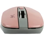 Mouse PERFECT CHOICE ESSENTIAL / Inalámbrico / Receptor USB / Alcance 10M / 4 Botones / 1600 DPI Ajustables / Sensor Óptico / Rosa-Gris - Image 2