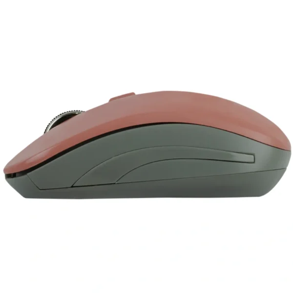 Mouse PERFECT CHOICE ESSENTIAL / Inalámbrico / Receptor USB / Alcance 10M / 4 Botones / 1600 DPI Ajustables / Sensor Óptico / Rosa-Gris - Image 4