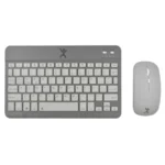 Kit De Teclado Y Mouse Ergonómico PERFECT CHOICE GENOVA / Inalámbrico / Bluetooth / Compacto / 78 Teclas / Español / 800-1600 DPI / Color Negro