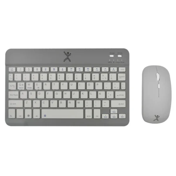 Kit De Teclado Y Mouse Ergonómico PERFECT CHOICE GENOVA / Inalámbrico / Bluetooth / Compacto / 78 Teclas / Español / 800-1600 DPI / Color Negro - Image 1