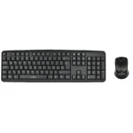Kit De Teclado Y Mouse PERFECT CHOICE PC-201076 / Membrana / Alámbrico / USB / Cable 1.5m / 1000 DPI / 2 Botones+Scroll / Sensor Óptico / Español / Negro