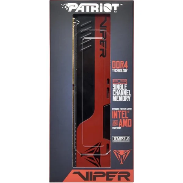 Memoria RAM PATRIOT VIPER ELITE II / 8GB / DDR4 2666MHz / CL16 / 1.2V / Rojo Con Negro - Image 3