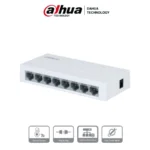 Switch DAHUA DH-PFS3008-8ET-L / 8 Puertos Fast Ethernet 10/100 / Para Escritorio / Diseño Compacto / Color Blanco