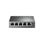 Switch TP-LINK TL-SF1005P / 5 Puertos Rj45 / 100 Mbps / No Administrable / Para Escritorio / Color Gris
