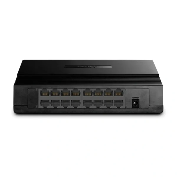 Switch TP-Link TL-SF1016D / 16 Puertos RJ45 10 / 100 MBPS / No Administrable / Para Escritorio / Negro - Image 1