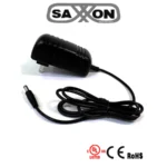 Fuente De Poder SAXXON PSU1202E Regulada / 12v / 2 Amperes / Cable 1.2mts / Negro