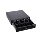 Cajón De Dinero TECHZONE TZBE4B8M90 / 3 Sistemas De Apertura / 2 Ranuras / 4 Compartimentos Para Billetes Y 8 Para Monedas / RJ11 / Negro - Imagen 5
