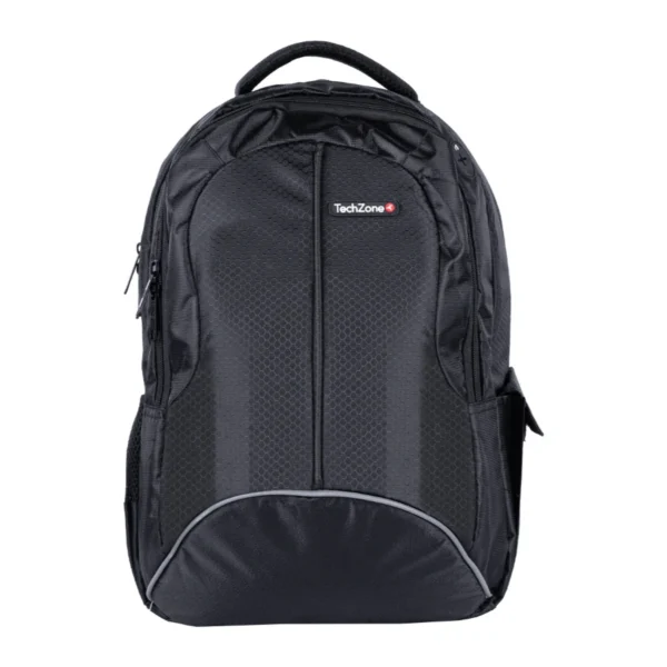 Mochila TECHZONE ECO SPORT / 15.6" / Para Laptop / Con Tirantes Acojinados De Alta Resistencia / Color Negro - Image 1