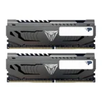 Kit De Memoria RAM PATRIOT VIPER STEEL / 64GB (2x32GB) / DDR4 3200MHz / CL16 / 1.35V / XMP / Gris Con Negro