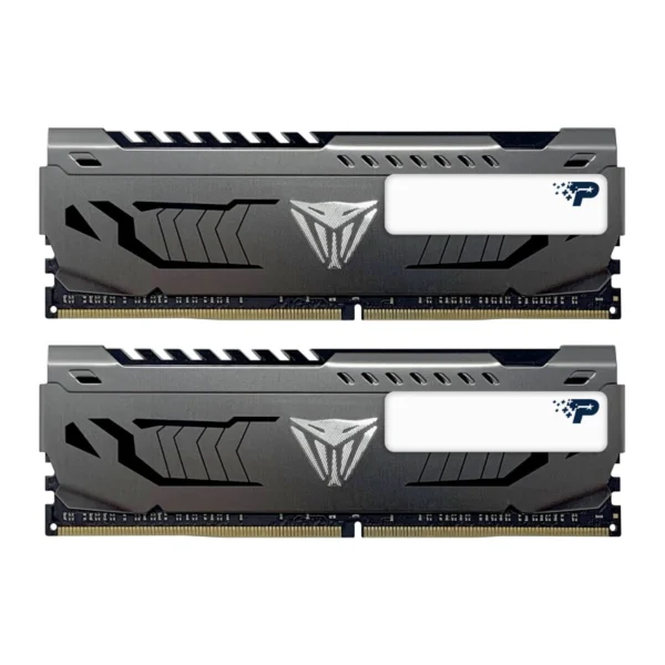 Kit De Memoria RAM PATRIOT VIPER STEEL / 64GB (2x32GB) / DDR4 3200MHz / CL16 / 1.35V / XMP / Gris Con Negro - Image 1