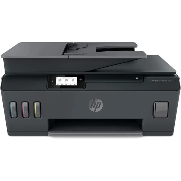 Impresora Multifuncional HP SMART TANK 615 / Inyección Térmica De Tinta / Color 5ppm / B/N 11ppm / USB, Wifi, Bluetooth LE / Impresión, Copia, Escaneado, Fax / Negro - Image 1