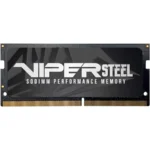 Memoria RAM SODIMM PATRIOT VIPER STEEL / 8GB / DDR4 3200MHz / CL18 / 1.35V / XMP / Para Laptop / Negro